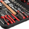 Intertool 1/4 in., 1/2 in. Drive Full Mechanics Tool Set, 100 pcs ET08-8100